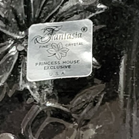 Princess House Fantasia Divided Appetizer Dip Plate 13" charcuterie chip snack p - Picture 10 of 11